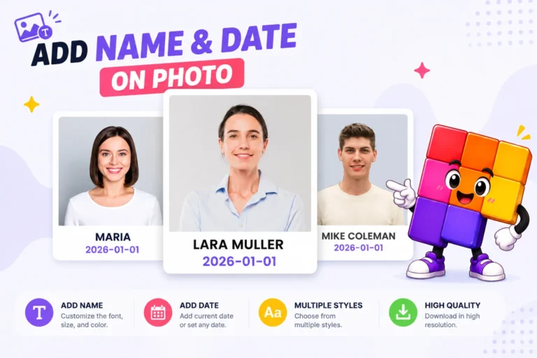 How to Add Name and Date on a Photo (Free, Online)
