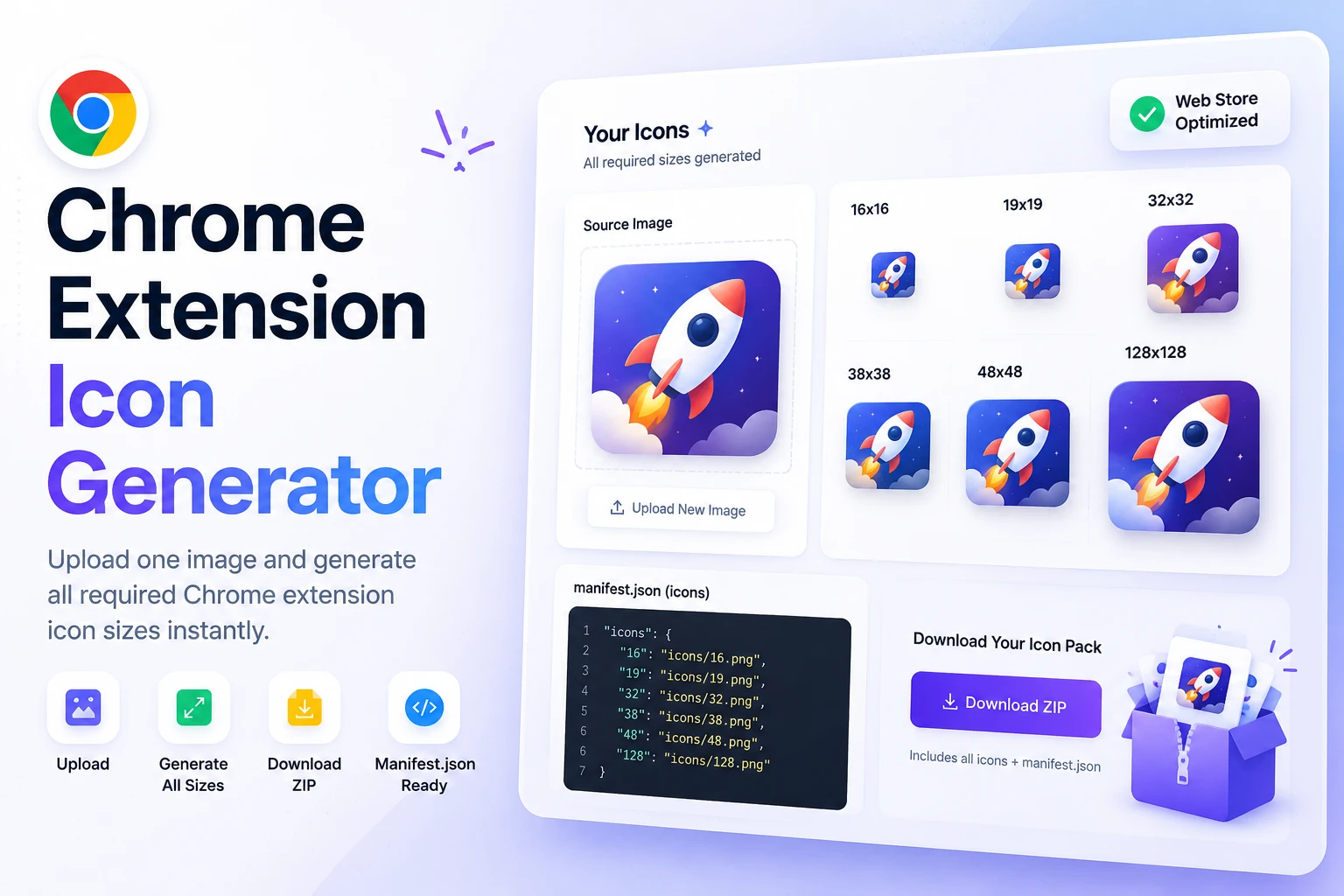 Chrome Extension Icon Generator