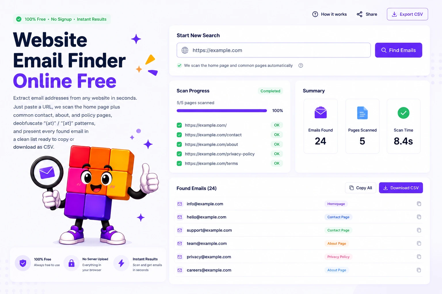 Free Website Email Finder