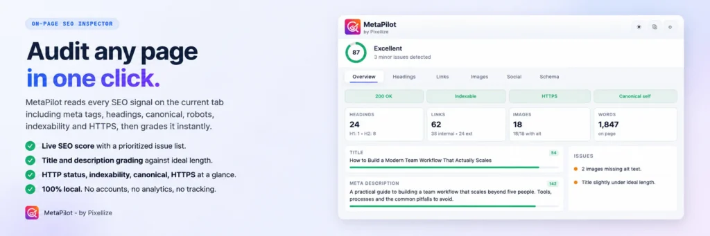 MetaPilot Chrome Extension MetaPilot Chrome Extension