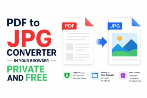 PDF to JPG Converter in Your Browser, Private and Free