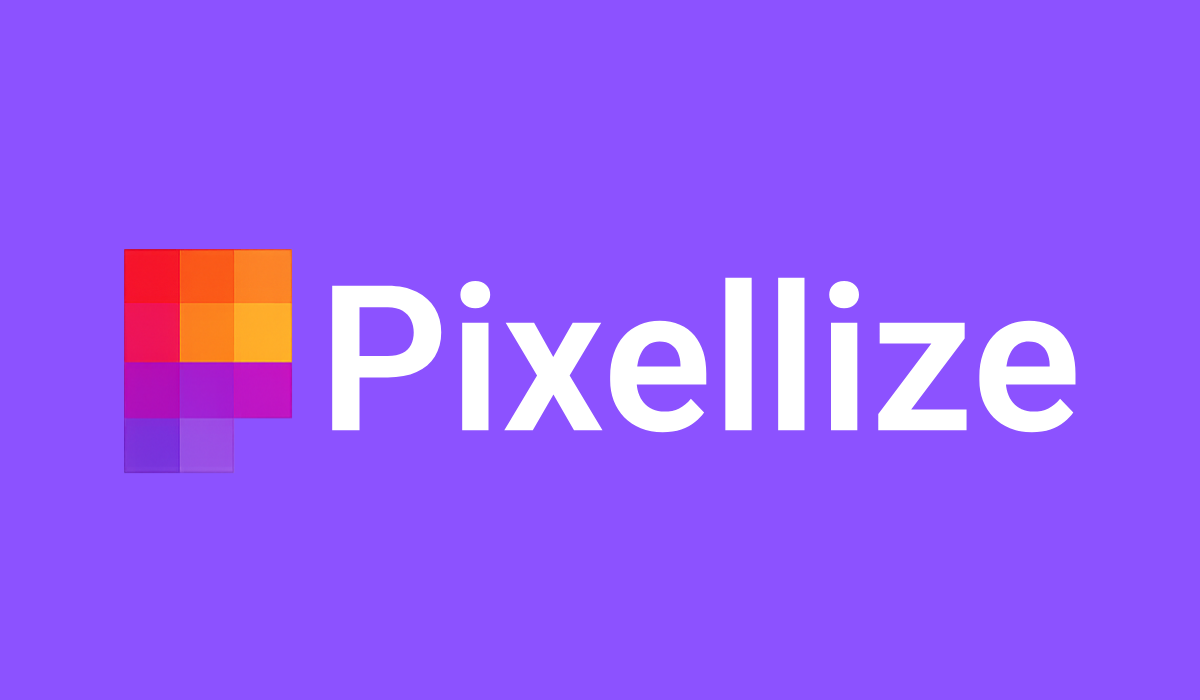 Pixellize free online tools illustration showing browser, file, and gear icons