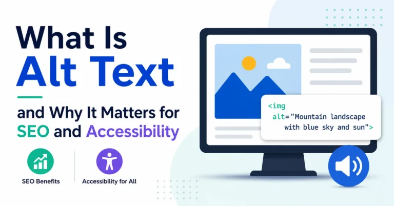 What Is Alt Text and Why It Matters for SEO and Accessibility