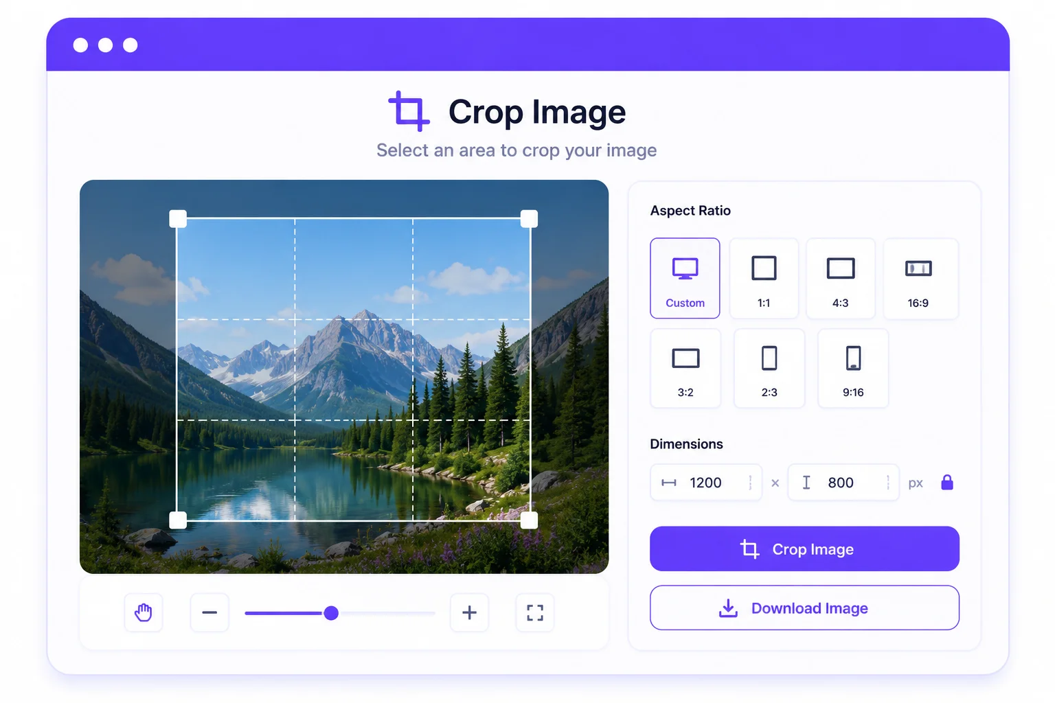 Crop Image Online Free