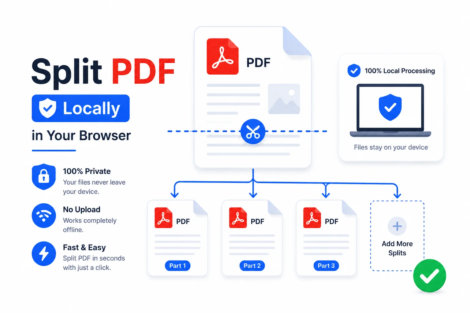 Split PDF Locally in Your Browser