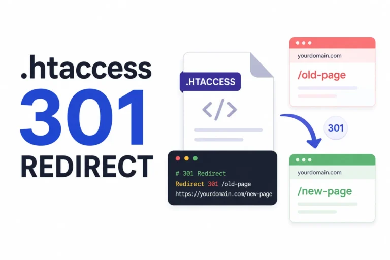 .htaccess 301 Redirect: 8 Rules and a Free Generator