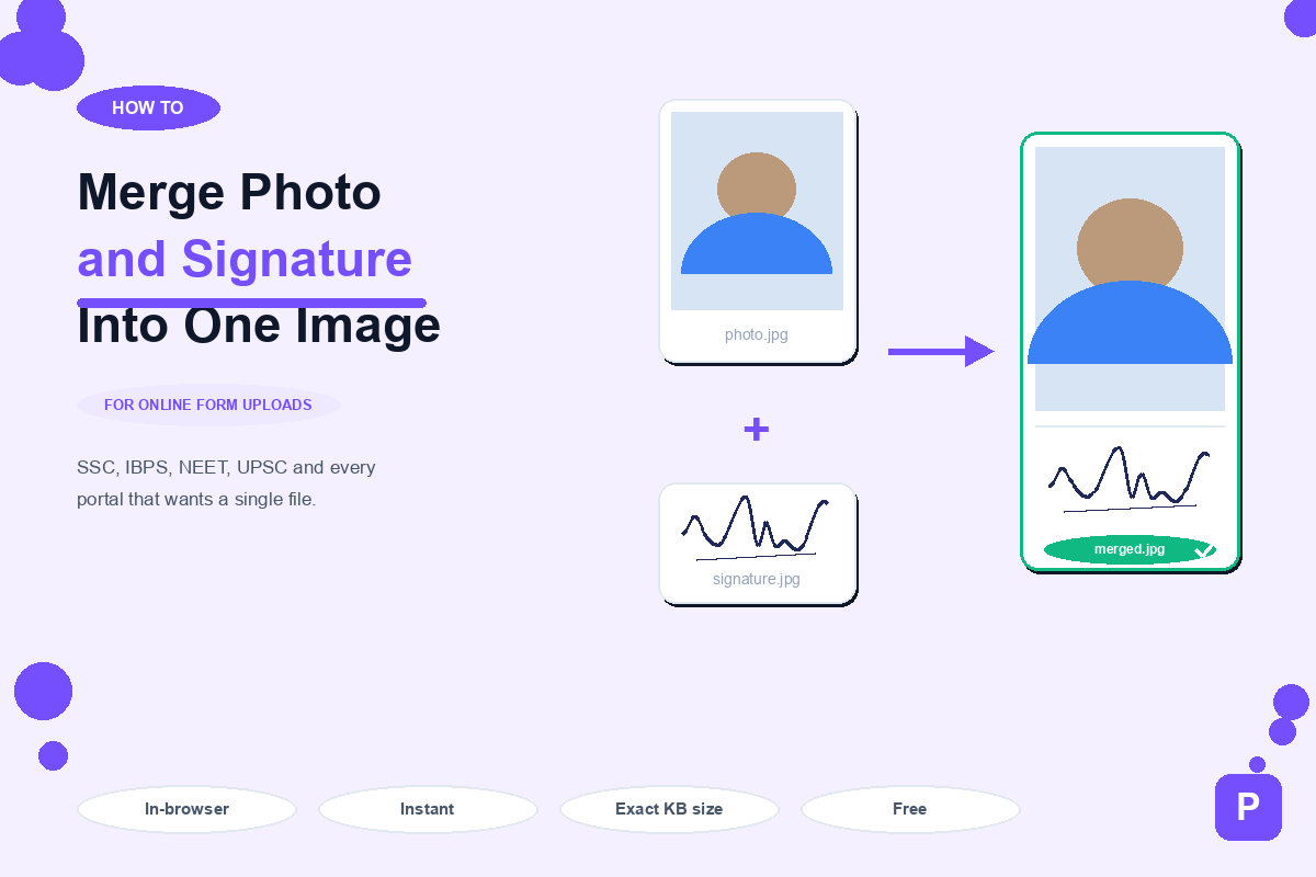 How to Merge Photo and Signature Into One Image (Free)