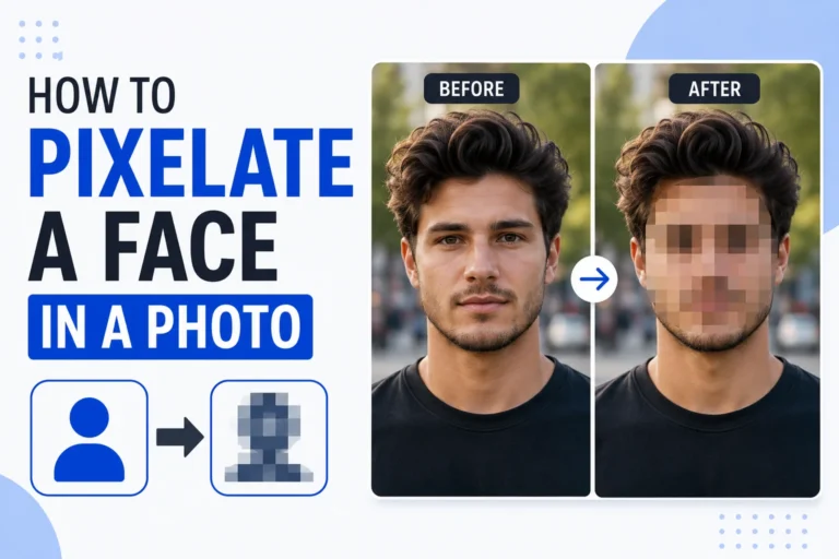 How to Pixelate a Face in a Photo (Free, No Upload)