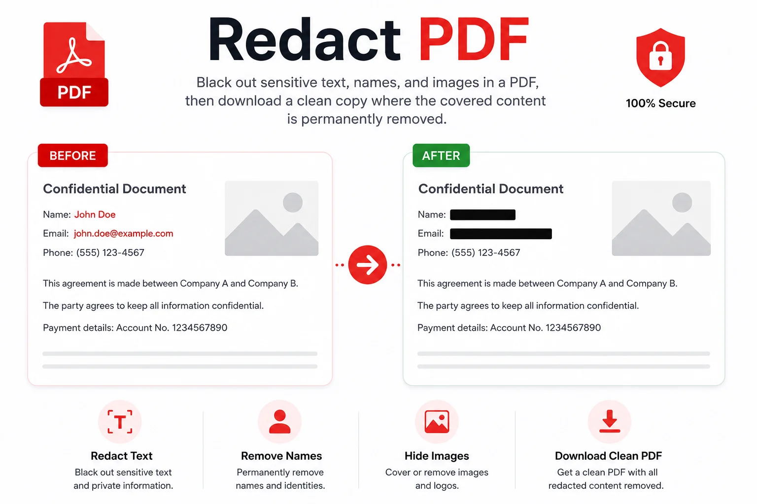 Redact PDF