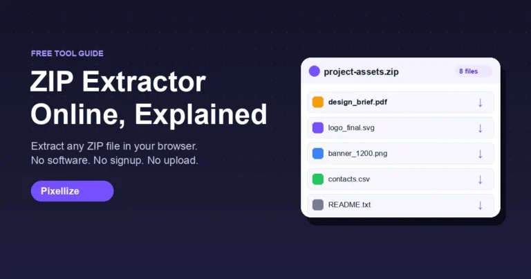 ZIP Extractor Online: Open and Extract ZIP Files Free