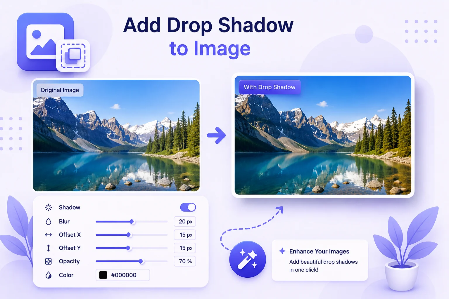 Add Drop Shadow to Image
