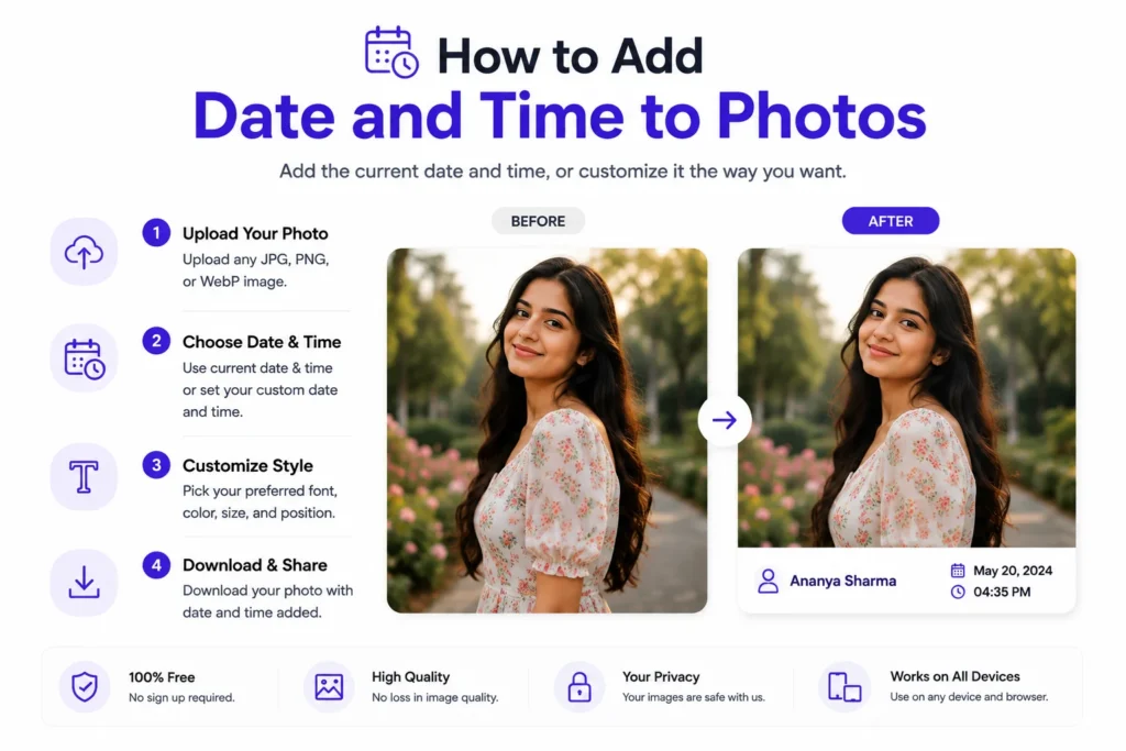 How to Add Date and Time to Photos