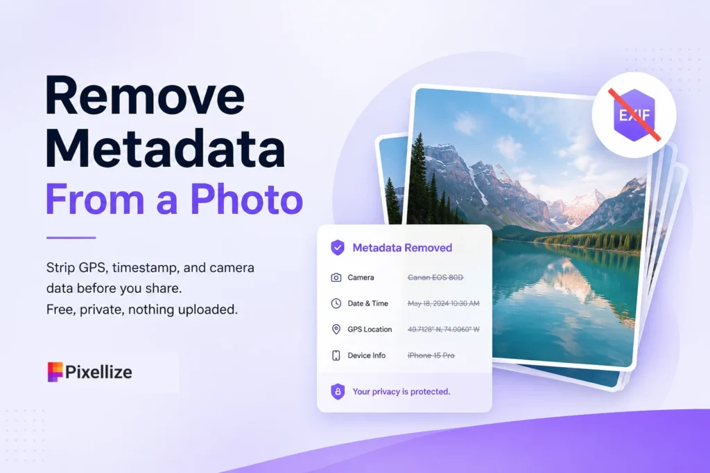 How to Remove Metadata From a Photo