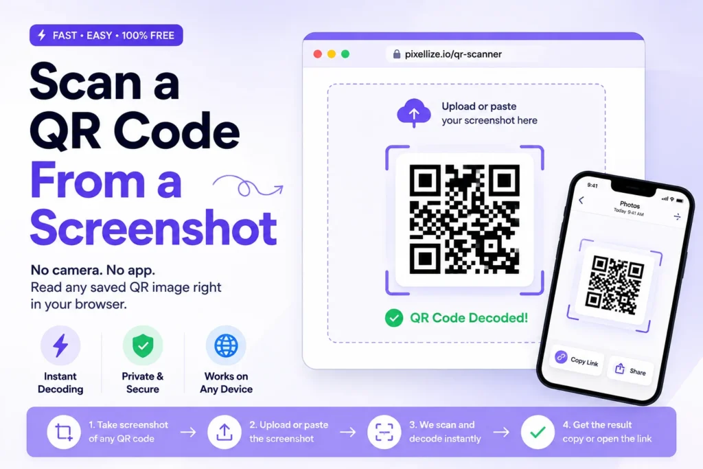 How to Scan a QR Code From a Screenshot