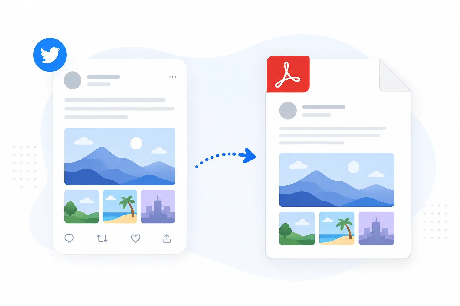 Twitter Threads to PDF