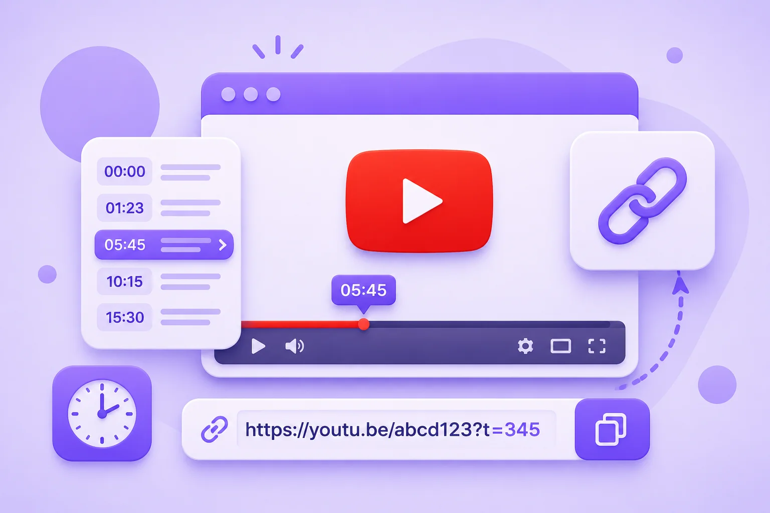 YouTube Timestamp Link Generator