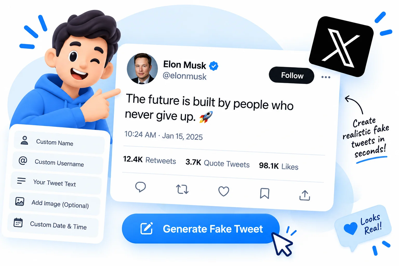 Fake Tweet Generator