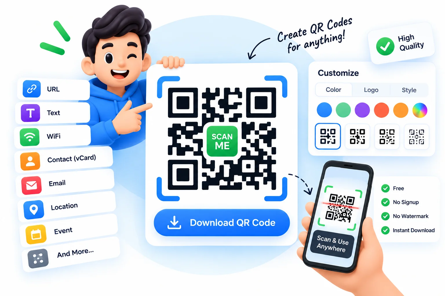 Free QR Code Generator with Logo