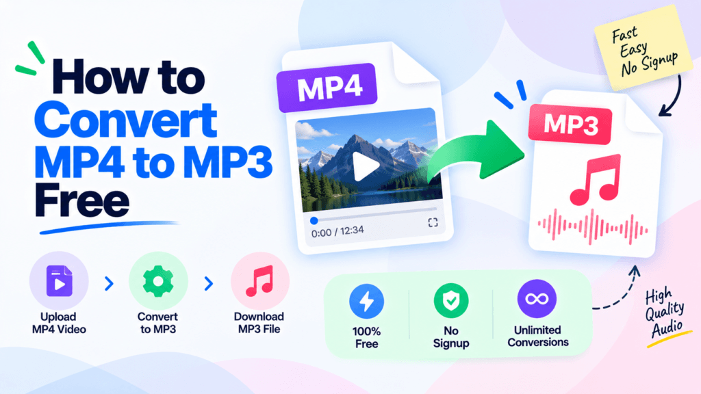 How to Convert MP4 to MP3 Free