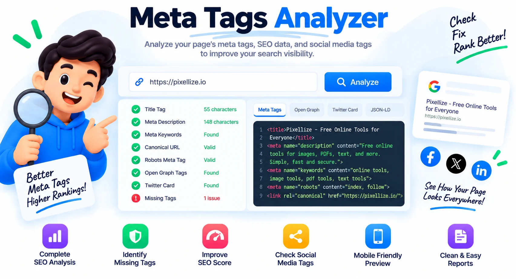 Meta Tags Analyzer