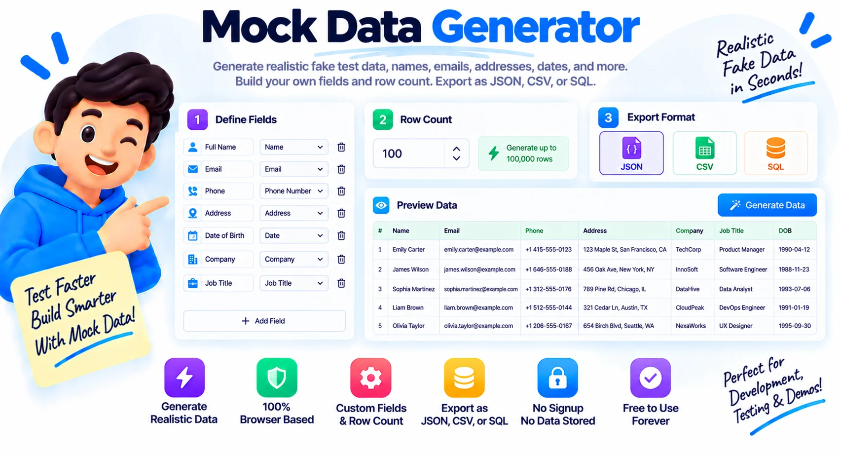 Mock Data Generator
