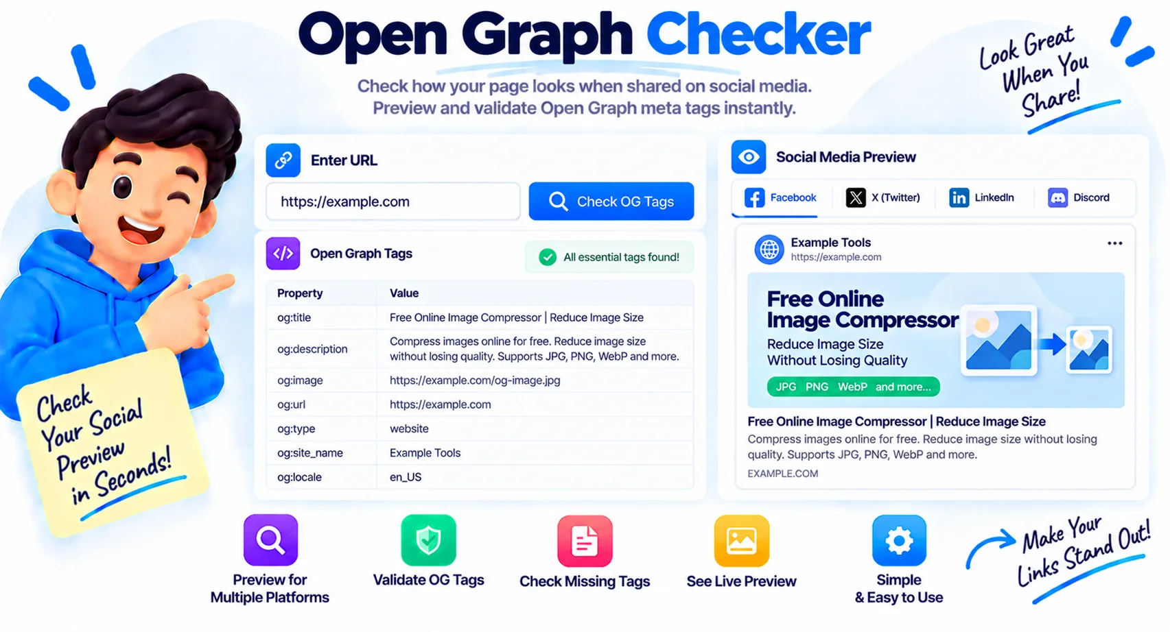 Open Graph Checker