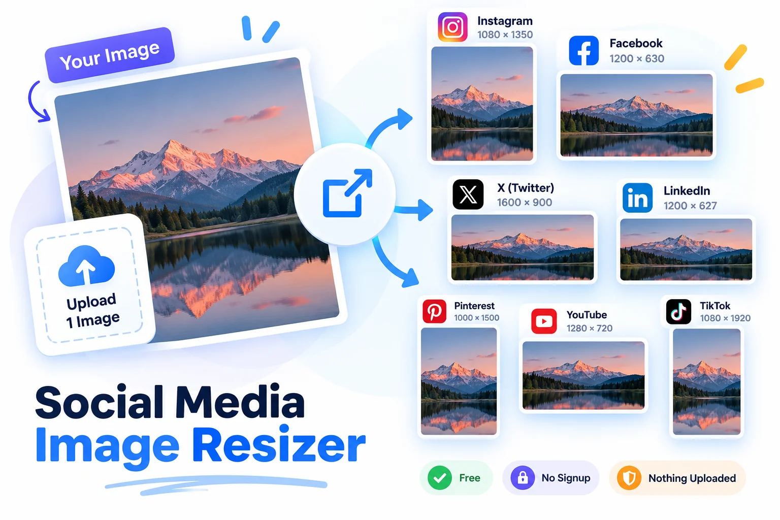 Social Media Image Resizer