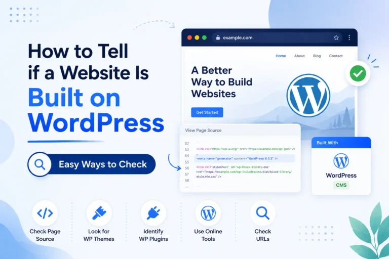 How to Tell if a Website Is Built on WordPress (5 Ways)