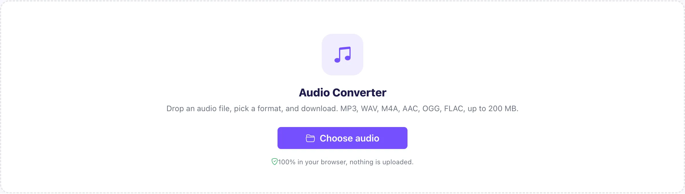 How to convert audio to MP3: add your file to the converter
