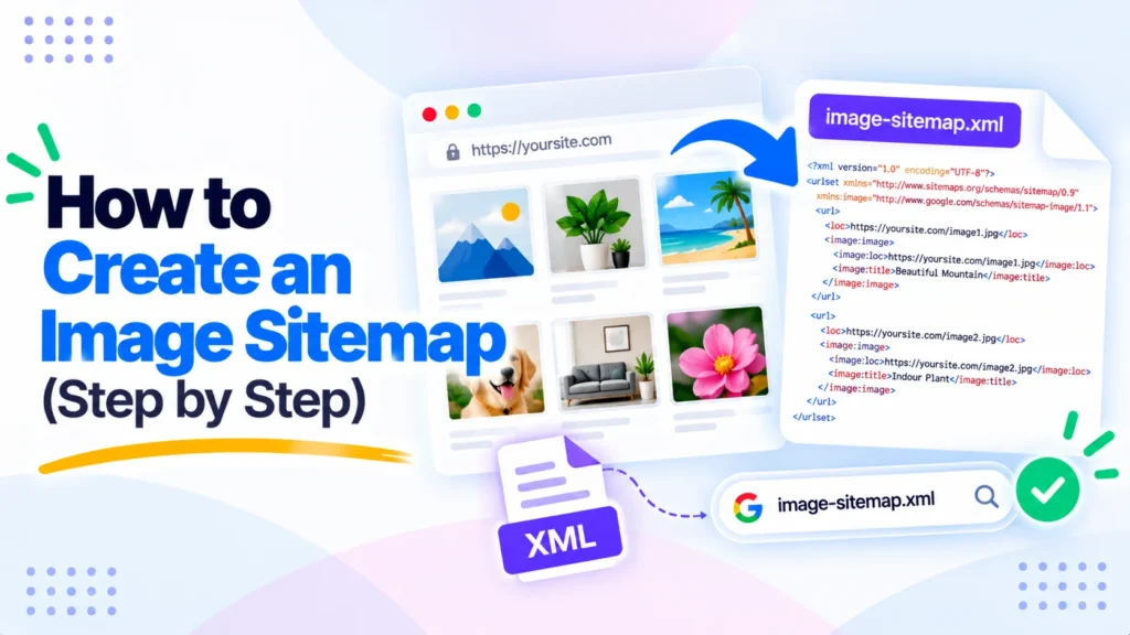 How to create an image sitemap, step by step