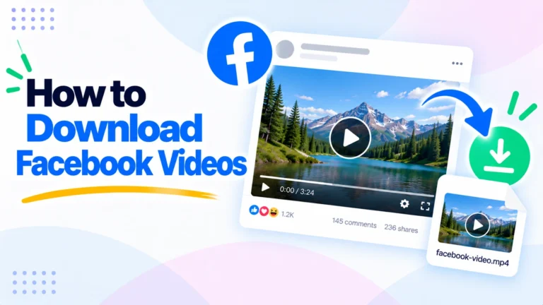 How to Download Facebook Videos Without Watermark
