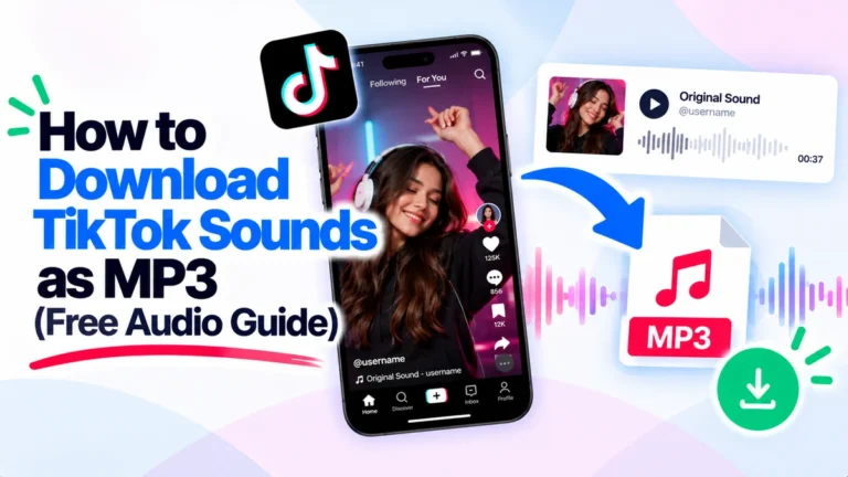 How to Download TikTok Sounds as MP3 (Free Audio Guide)