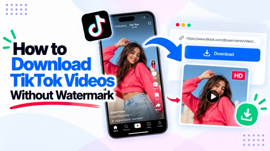 How to download TikTok videos without watermark in HD